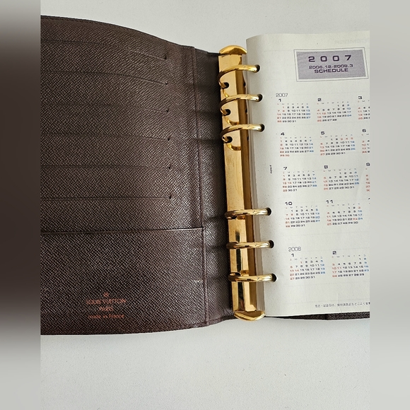 Louis Vuitton Damier Ebene Agenda MM With Booklet - Picture 3 of 16